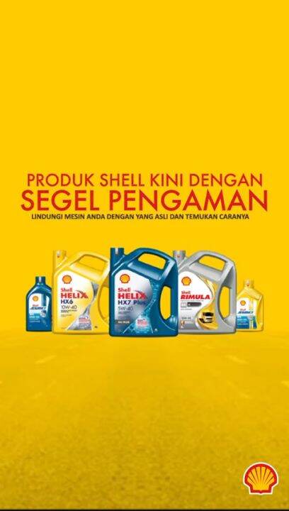 Shell Helix & Rimula Series , Pelumas Mesin Bensin & Diesel Kemasan Isi ...