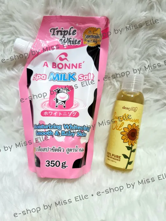 PERFECT COMBO ( Abonne scrub plus pure sunflower oil) Lazada PH