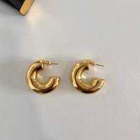 Eclat - Sandra Hoops ต่างหูห่วงหนา size 3 cm.