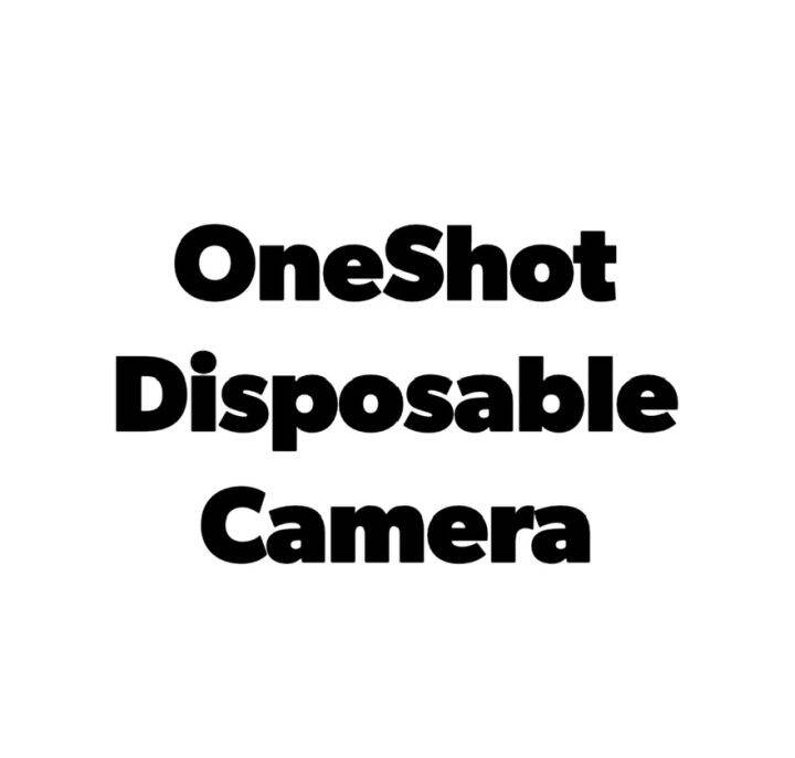 1 Shot Disposable Camera 35mm Film Single Use Camera One Shot Fun