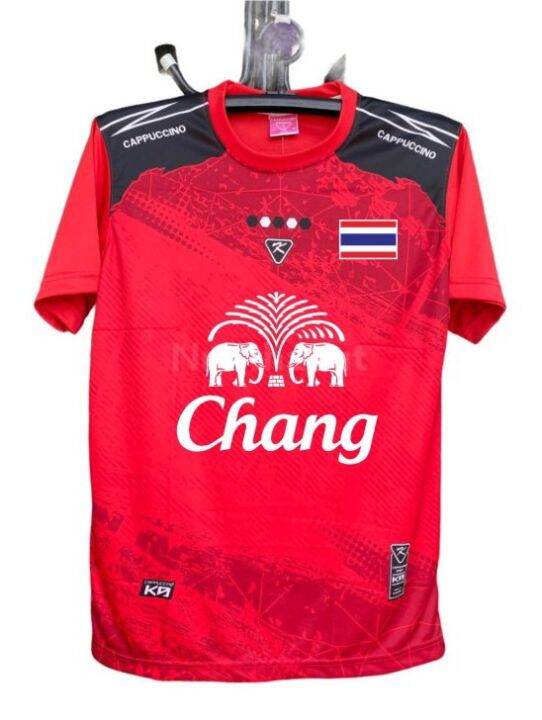 เสื้อกีฬาk9-พร้อมสกรีน-ช้าง-ธงชาติ