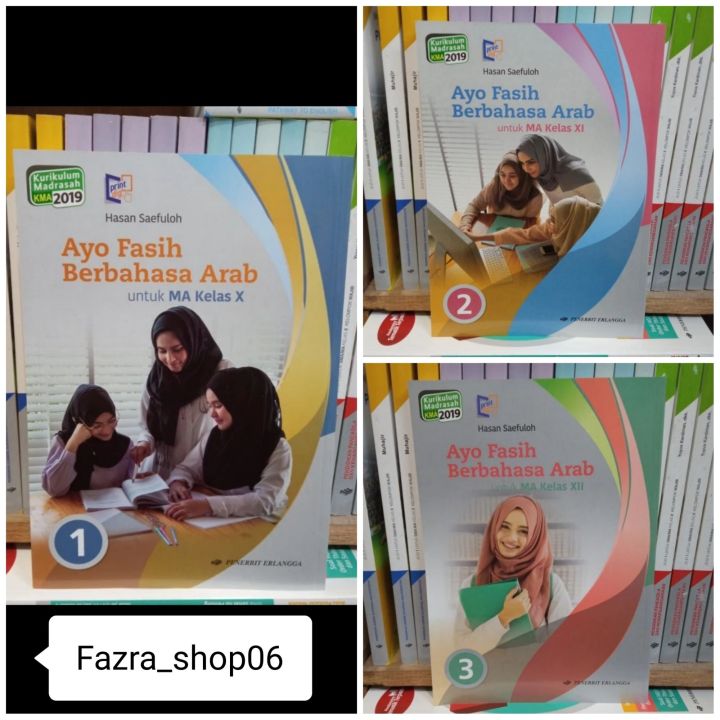 Buku Ayo Fasih Berbahasa Arab Ma Kelas 1 10 X 2 11 Xi 3 12 Xii Revisi