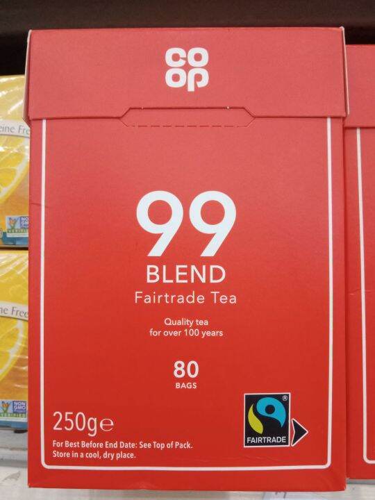 COOP 99 BLEND Fairtrade Tea (80 bags) 250g. Lazada PH