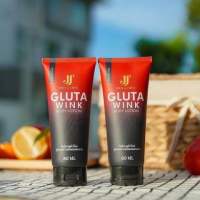 NEW!(1แถม1) Gluta Wink กลูต้าวิ้งค์ โลชั่นกลูต้าวิงค์ ครีมบำรุงผิว ลดรอยแตกลาย คนท้องใช้ได้ ตัวดังในtiktok ขนาด 80 กรัม/หลอด