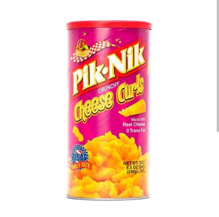 PikNik Crunchy Cheese Curls 240g Lazada PH