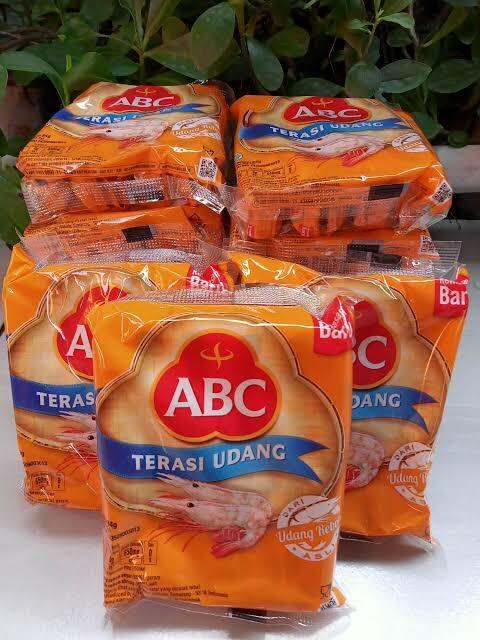 Terasi Udang Abc Udang Rebon Isi 20 Pcs Berat Bersih 76 G Per Pack