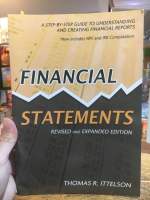 [EN] เศรษฐศาสตร์ Financial Statements: A Step-by-Step Guide to Understanding and Creating Financial Reports Paperback – August 15, 2009 by Thomas Ittelson (Author) หนังสือมือสอง ภาษาอังกฤษ