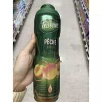 Peach Syrup ( Brand Teisseire ) 600 Ml. น้ำหวานเข้มข้น กลิ่น พีช ( ตรา เตสแชร์ )