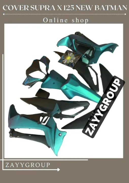 Cover Full Body Alus Honda Supra X 125 New Batman Custom Tosca Hitam