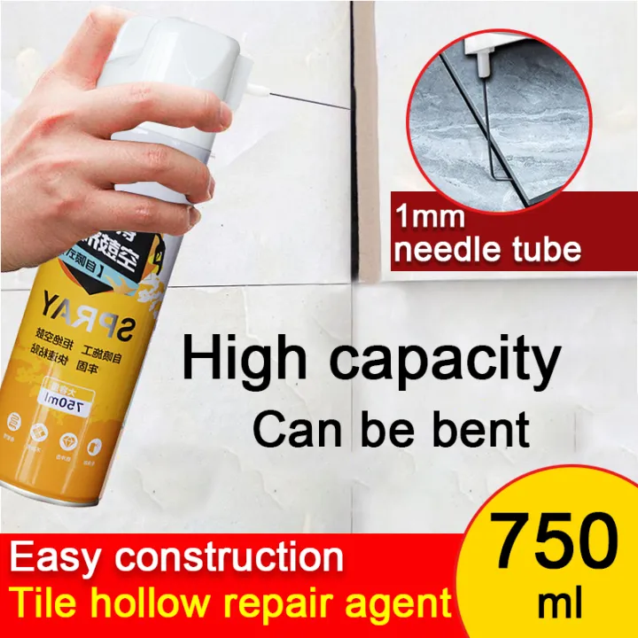 High Capacity 750ml🔥 Claise Tiles Glue With Needle Tube Used To Repair The Hollow Bulge Of 3483