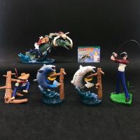 กาชาปอง เจ้าหนูสิงห์นักตก Fishing Boy Fisherman Sanpei Tsurikichi Sanpei Fishing Scene Collection ~Freshwater Fish Edition~ Gashapon (Set of 6) by Epoch