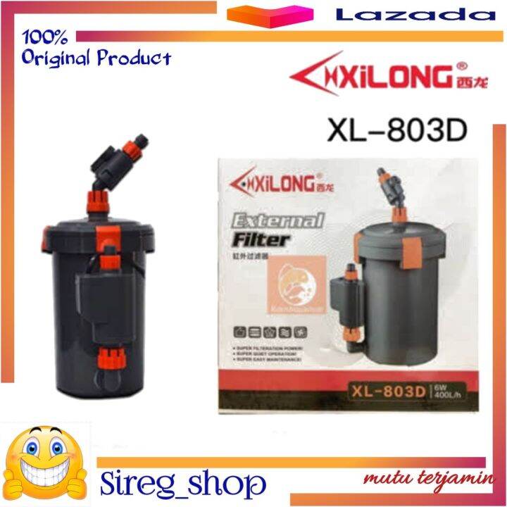 Canister External Filter XILONG XL803D, External Filter Aquarium