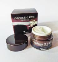 BSC Night Cream Platinum D-Luxe Night Miracle ช่วยฟื้นฟูผิวขณะที่หลับ ของแท้จากเคาน์เตอร์ bsc