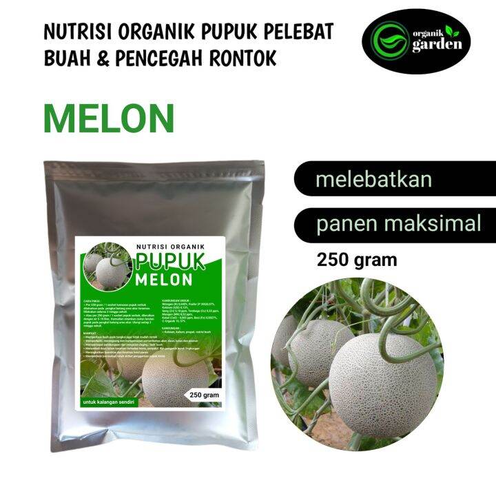 Pupuk Pelebat Buah MELON Booster Nutrisi Organik Gram Lazada Indonesia