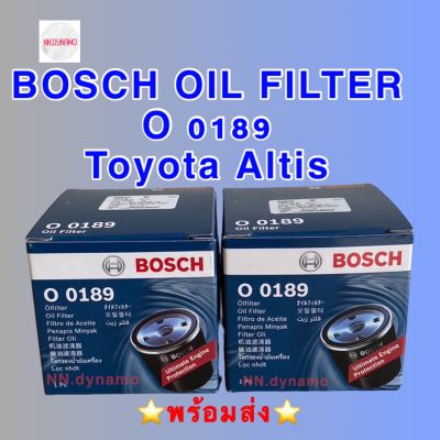 Bosch Oil Filter O 0189 TOYOTA ALTIS กรองน้ำมันเครื่องสำหรับรถยนต์