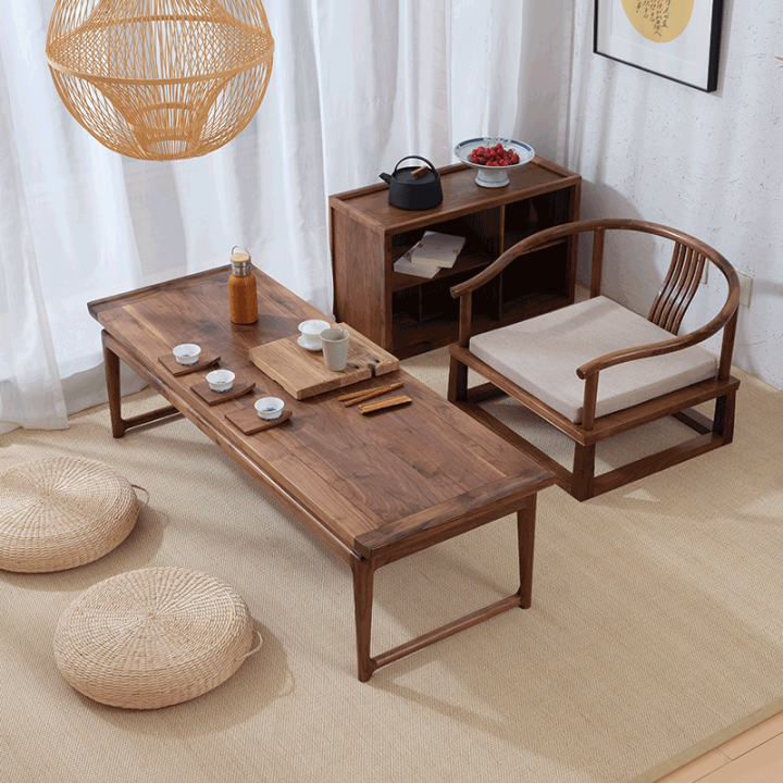 Youzhi Japanese Style Tatami Table Low Table Solid Wood Chinese Style