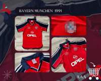 เสื้อฟุตบอลย้อนยุคทีม บาเยิน มิวนิค ปี1991 เกรดแฟนบอล BAYERN MUNCHEN 1991 AAA