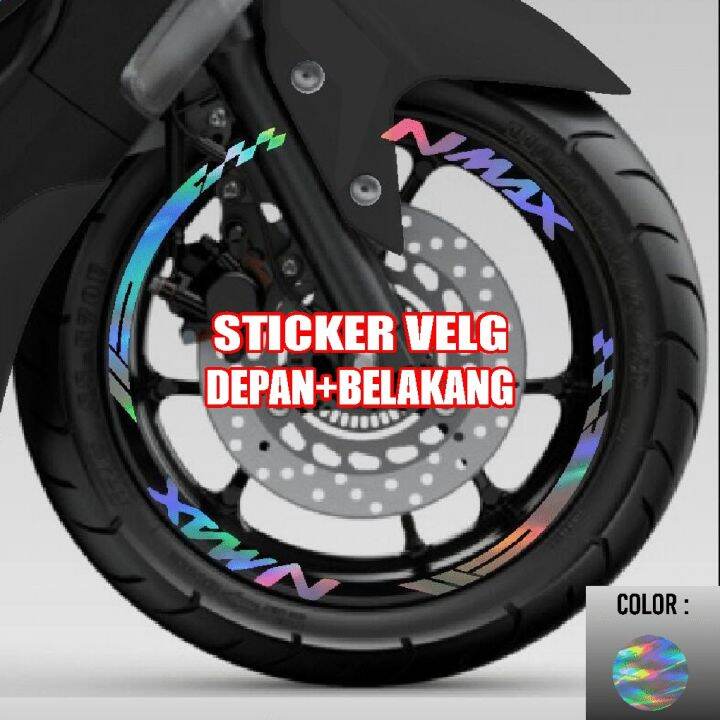 STIKER LIST VARIASI BAN/VELG YAMAHA NMAX TERMURAH VIRAL | Lazada Indonesia