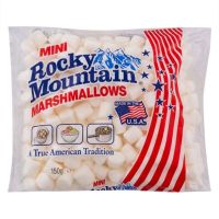 ร็อกกี้ เมาเท่น มาร์ชเมลโลนำเข้าจากอเมริกา หอมนุ่มมมม ละมุน  Rocky Mountain Marshmallows Small Size 150g.