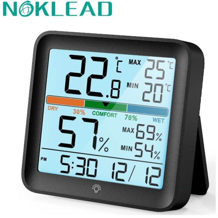 NOKLEAD Indoor LCD Digital Thermometer Hygrometer Temperature Humidity