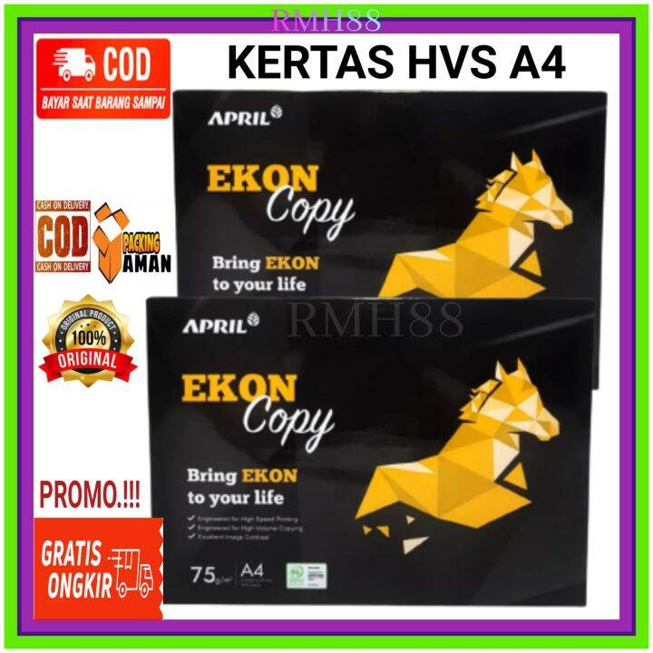 Kertas Hvs A4 Ekon 1 Rim 500 Lembar Lazada Indonesia