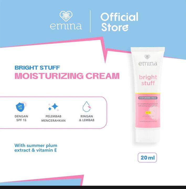 emina bright stuff moisturizing cream Lazada Indonesia
