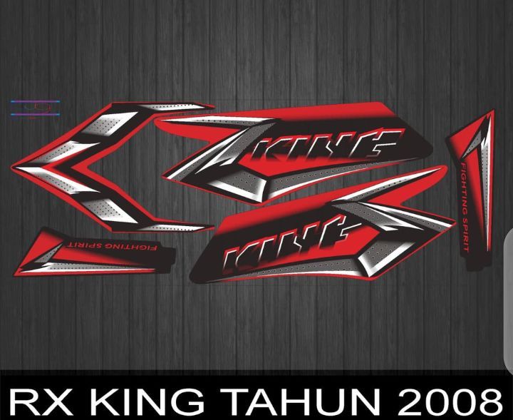 Stiker Striping Decal Variasi Dan Laminasi Yamaha Rx King Thn 2008 Lazada Indonesia 3700