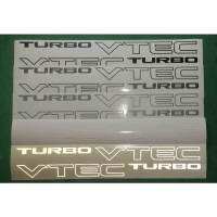 สติ๊กเกอร์ติดรถ i-VTEC TURBO งานตัดแกะไดรคัลายเส้น