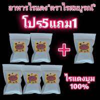 จัดโปร 5 แถม1 อาหารไรแดง ตราไรสมบูรณ์ ไม่ต้องใช้น้ำเขียว ไม่ต้องใข้อ็อกซิเจน น้ำไม่เน่าไม่เสีย ขนาด1ซอง=120กรัม รับประกันบูม100%