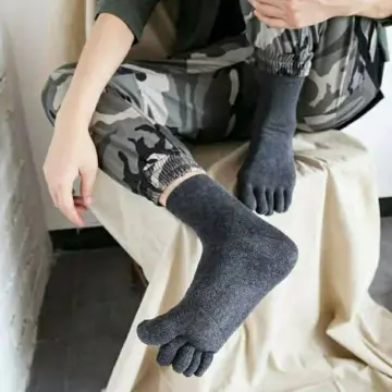 Shop Sock With Five Finger For Men Long Size with great discounts