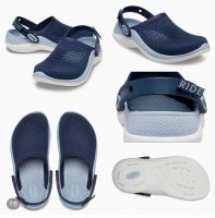 Crocs LiteRide Clog รองเท้าคร็อคส์รุ่นฮิตได้ทั้งชายหญิงรองเท้าแตะ Crocs ผลิตจากยางอย่างดีนิ่มเบาไม่ลื่นใส่สะอาดเท้า