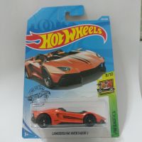 รถเหล็ก Hotwheels LAMBORGHINI AVENTADOR J สีส้ม (LZ06)