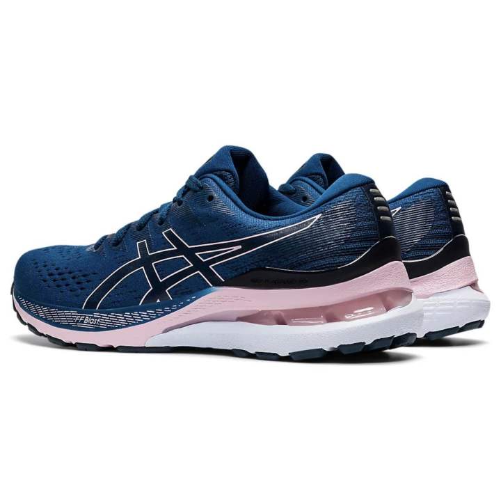 รองเท้าวิ่งหญิง-asics-gel-kayano-28-สีฟ้าชมพู-หน้า-wide-1012b046-402-ของแท้-จาก-shop