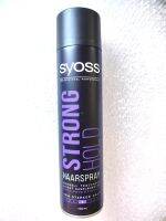 Syoss Strong Hold Hair Spray 
ปริมาณสุทธิ400ml. 
สเปร์ยฝุ่นอยู่ทรงนาน 48ชม.