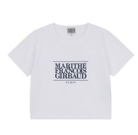 พร้อมส่ง - เสื้อ crop Marithe Francois girbaud สีขาว