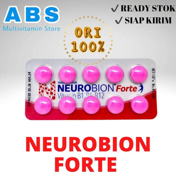 Neurobion Forte Strip Isi 10 Tablet | Lazada Indonesia