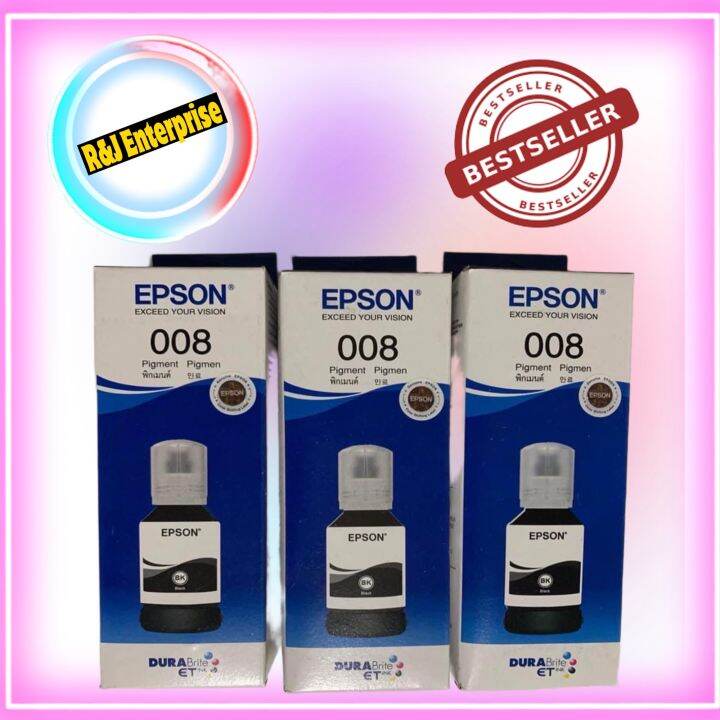 EPSON 008 Black Ink-Original | Lazada PH