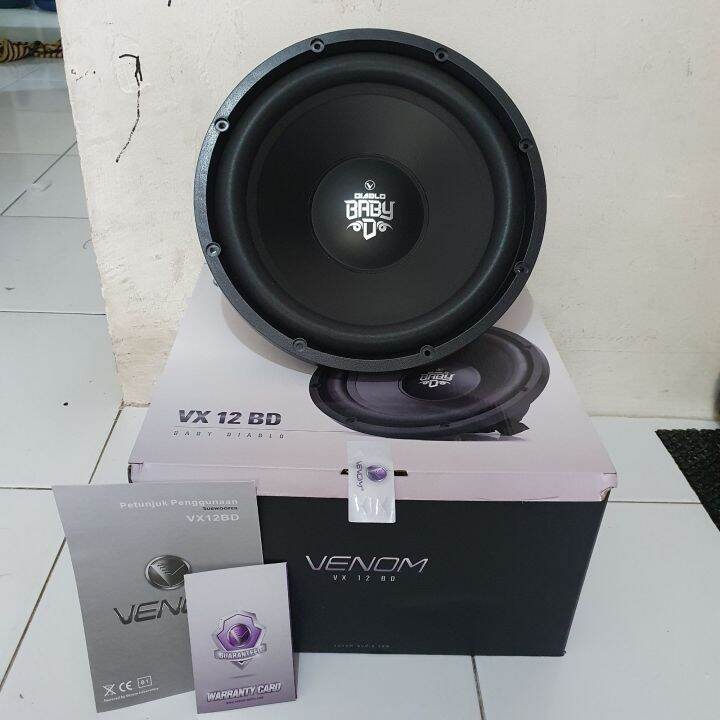 Subwoofer Venom Baby Diablo Vx Bd Inch Lazada Indonesia