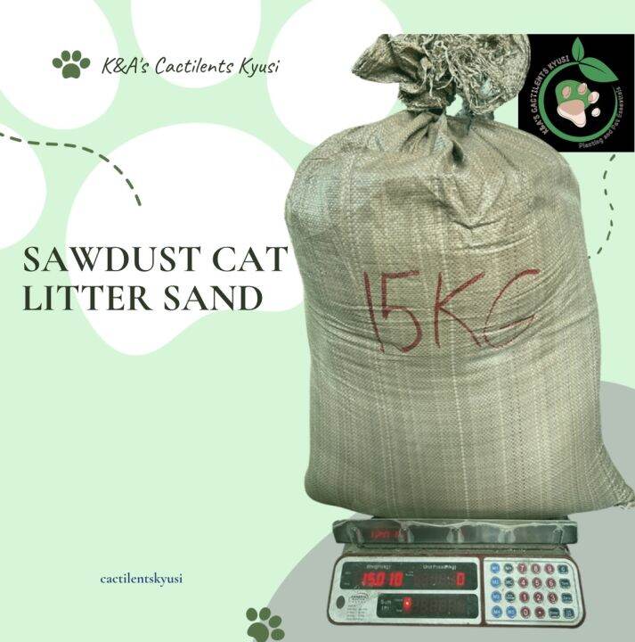 Sawdust (Palochina) Cat Litter Sand 15KG Lazada PH