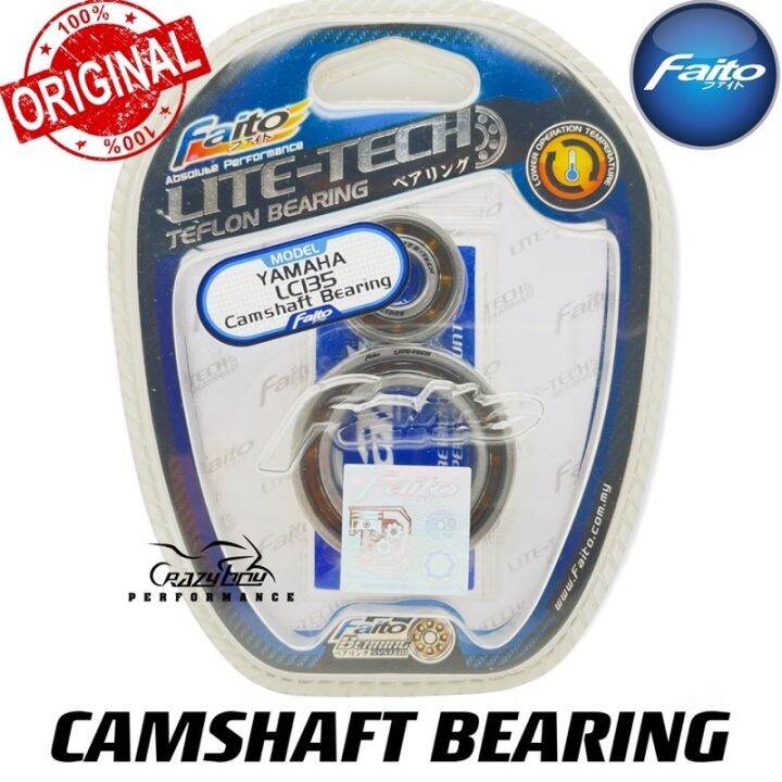FAITO RACING 100 ORIGINAL CAMSHAFT FIBER BEARING C3/C4 Y15ZR/LC135/EX5
