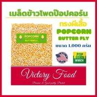 เมล็ดข้าวโพดดิบ Corn Seeds สำหรับทำป๊อปคอร์น แบบ Butter Fly ขนาด 1,000 กรัม