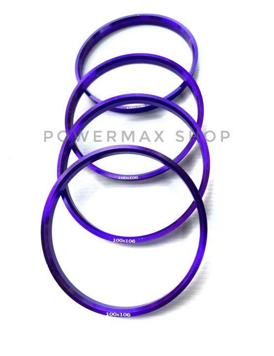 ปลอกกันสั่น-บ่ากันสั่น-hub-ring-100-106ตรงรุ่น-d-max-mu-x-สีม่วง-อลูมิเนียมเกรดหนาพิเศษ