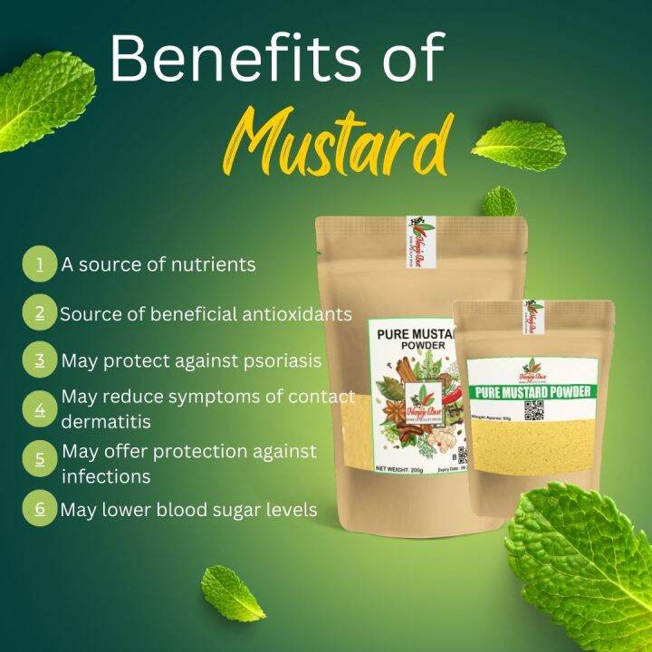 NanaysBest Mustard Powder 250Grams Lazada PH