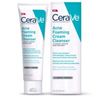 [ของแท้ 100%] CERAVE ACNE FOAMING CREAM CLEANSER BENZOYL PEROXIDE ACNE TREATMENT