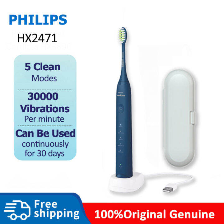 Are Sonicare Toothbrushes Waterproof Philips Sonicare Electric Toothbrush for Adult 3200 Series HX2471
