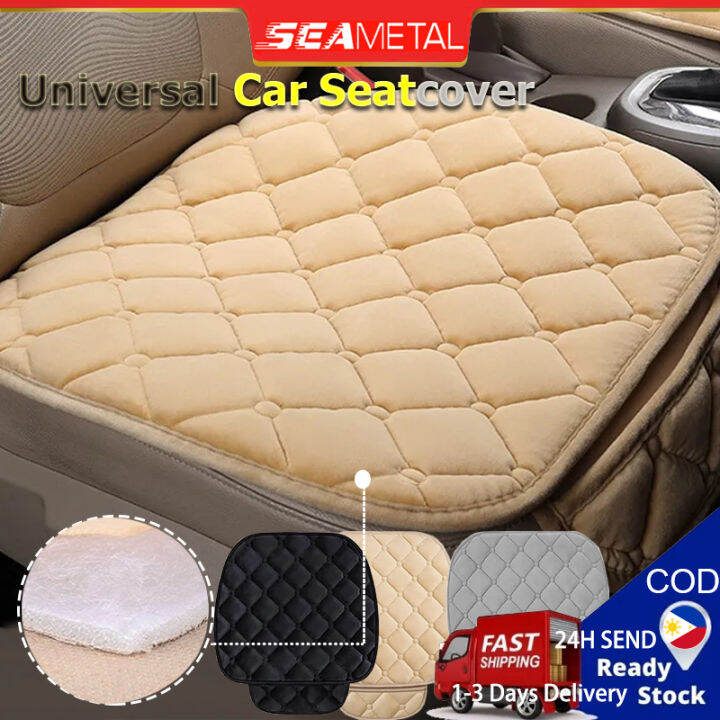 Car Seat Covers Car Plush Seat Cushion Comfortable Protection Pad