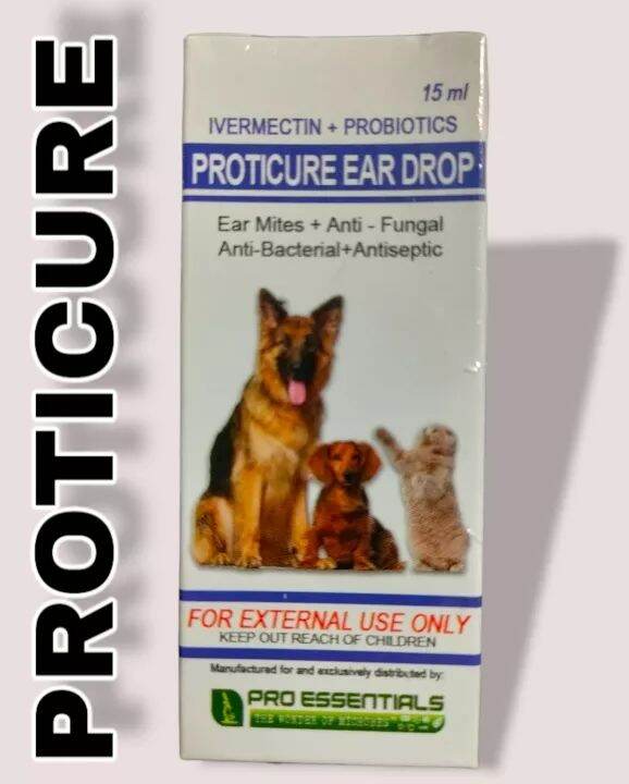 PROTICURE EAR DROPS ( Ear Mites 15ml) Lazada PH
