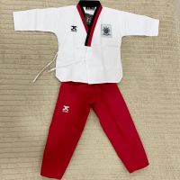 ชุดพุมเซ่ ชุดพุม เซ่ ชุดเทควันโด้ ชุดเทควันโด poomsae red taekwondo taekwando uniform