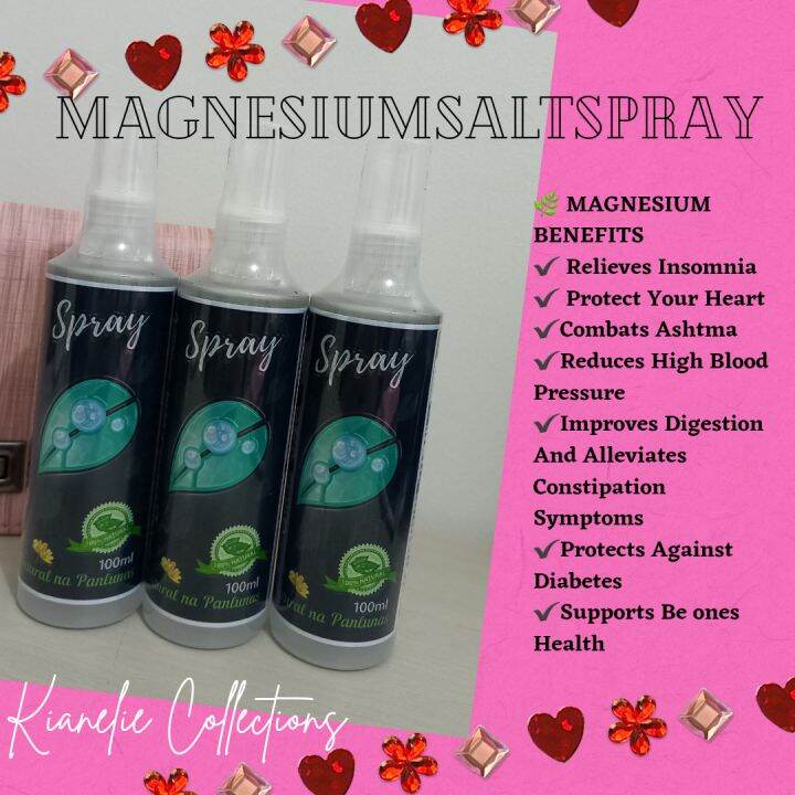 MAGNESIUM SALT SPRAY MSS 100ml NATURAL NA PANLUNAS MIRACLE