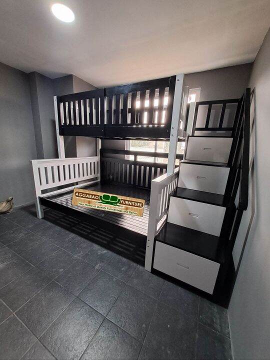 double deck bed with step drawer Lazada PH